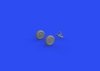 Eduard 648693 A6M2 wheels EDUARD 1/48